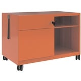 BISLEY NoteTM Caddy Rollcontainer orange 2 Auszüge 80,0 x 49,0 x 56,3 cm