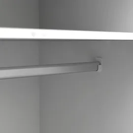 VCM Kleiderschrank Napoli 200 x 147 x 58 cm Weiß