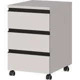 KADIMA DESIGN Stuttgart Rollcontainer 40x63x50 cm beige