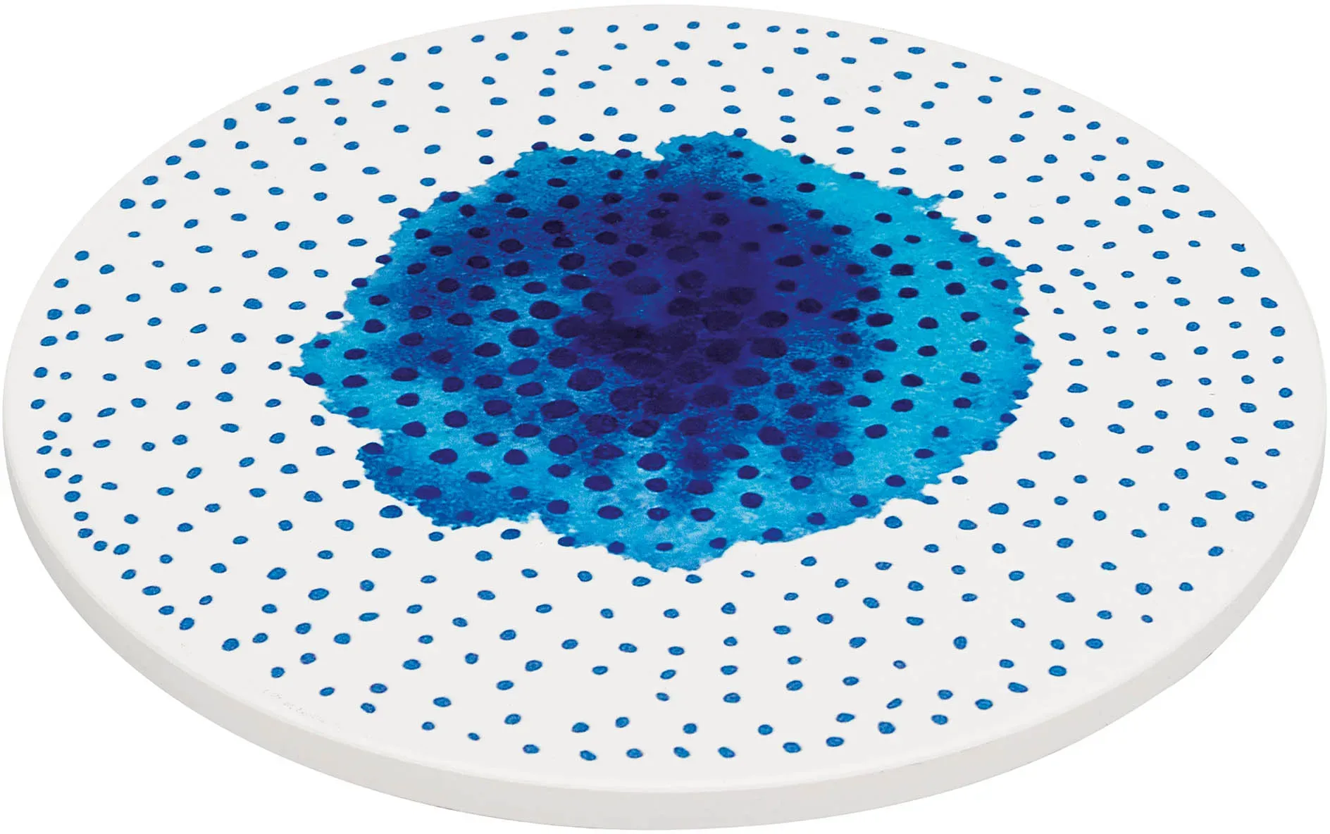 ZASSENHAUS Untersetzer SCANDIC DOTS rund 20 cm Keramik mit Kork-Unterseite