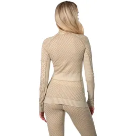 KARI TRAA Smekker Langarm-baselayer - Mocha - L