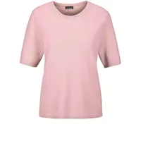 GOLDNER Kurzgröße Kaschmir-Halbarmpullover mit Rundhals Rosa 24
