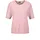 GOLDNER Kurzgröße Kaschmir-Halbarmpullover mit Rundhals Rosa 24