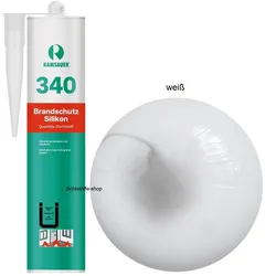 Ramsauer 340 Brandschutz weiß B1 1K Silikon Dichtstoff 310ml Kartusche