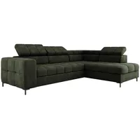 XXL Ecksofa Couch mit Schlaffunktion, Schlafsessel mit Bettfunktion L Form, Big Sofa, Schlafsofa mit Bettkasten, Ecksofa mit Schlaffunktion 280 cm breit, Sofa mit Schlaffunktion (Rechts, Vogue 11)