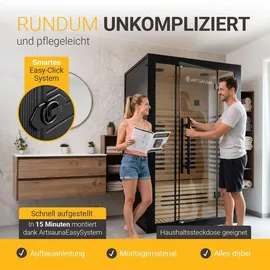 Artsauna Trondheim120 Schwarz