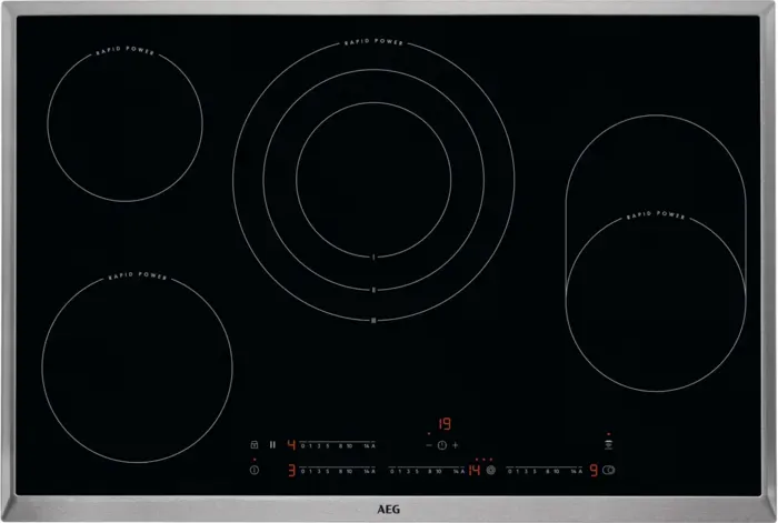 AEG HKA8548RAD Autarkes Kochfeld / 80 cm / Edelstahlrahmen