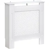 Homcom Heizkörperverkleidung MDF Weiß B78 x D19 x H82cm