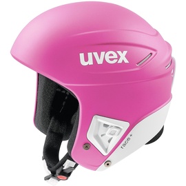 Uvex race + pink-white mat (90) 56-57 cm