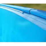 Poolfolie Gre Innenhülle für runde Stahlwandpools blau 75/100 - Ø 420 x 150 cm