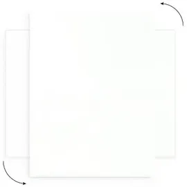 ALLboards Memoboard 60 x 80 cm Weiß
