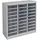 Proregal Schubladencontainer Kobra mit 27 Schubladen HxBxT 88x80x35cm | Lichtgrau
