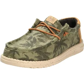 HEYDUDE Wally Palm Jute Herren Burnt Olive/Ginger Brown 43