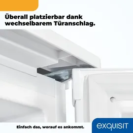 Exquisit KS117-3-040E Kühlschrank (81 l, 850 mm hoch, Weiß)