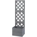 [en.casa] Blumenkasten, Grau