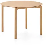 Kave Home Esstisch Indara Ø 110 cm Holz Braun Esche