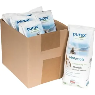 purux Mediterran Badesalz Grob 6 x 1 kg