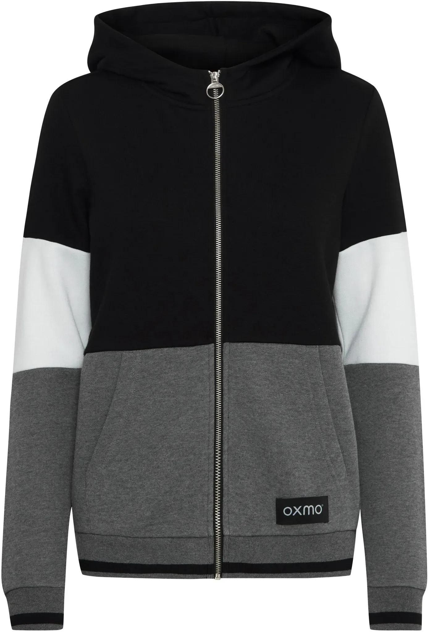 OXMO Kapuzensweatjacke »Kapuzensweatjacke OXOmanna« OXMO Black L