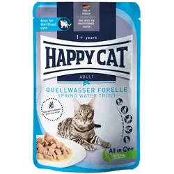 Happy Cat Culinary Meat in Sauce Quellwasser Forelle Pouch 85g