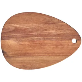 Zeller Schneidebrett Tropfenform 1-tlg. 40 x 29 x 2 cm Beige