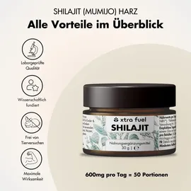 xtra fuel Shilajit Harz Original Himalaya Mumijo 2 x 30 g
