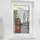Lichtblick Fensterfolie London 1 St., blickdicht, strukturiertKlebepunkte, selbstklebend, Sichtschutz, rot