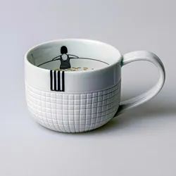 räder Tasse Auszeit Badesee Porzellan weiß 0016893