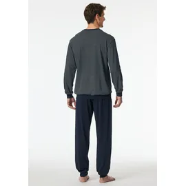 SCHIESSER Pyjama Comfort Essentials in nachtblau), | Gr.: 50