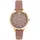 Tom Tailor 2100731 0 mm Kunstledergehäuse Gelbgold IP Sportarmband rosa
