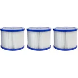 Habitat et Jardin Filterkartusche Weiß 3er-Set