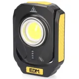 EDM 10w 900 Lumens Led-taschenlampe - Black / Yellow - One Size