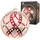 Krebs Glas Lauscha Weihnachtskugeln Jewels Rot und Silber, 1-tlg. 10cm