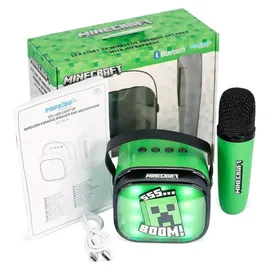 OTL Technologies Minecraft PopSing LED Set Karaoke-System