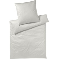 Yes for Bed Bettwäsche »Pure & Simple Uni in Gr. 135x200, 155x220 oder 200x200 cm«, tlg.), Bettwäsche aus Baumwolle, zeitlose Bettwäsche mit seidigem Glanz,