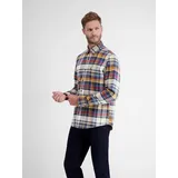 LERROS Langarmhemd » Flannelhemd in kerniger Twillqualität«, Gr. M - Normalgrößen, FOG WHITE, , 93195913-M Normalgrößen