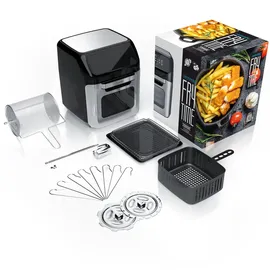 Arendo Heißluftfritteuse 12L schwarz