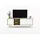 meble lindner Apollo TV-Lowboard 150 cm Weiß Matt