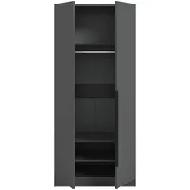 Möbel Boss Drehtürenschrank KOPENHAGEN 80 x 181 x 52 cm Anthrazit