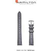 Hamilton Leder Bagley Band-set Leder-blau-14/12-easyclick H690.123.102 - blau