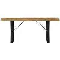 VidaXL Sitzbank 110 cm Altholz Massiv