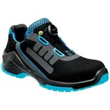 Steitz Secura F74224 VD PRO 1500 Boa S2 Halbschuh, Schwarz/Blau, XB Weite, 45 Größe