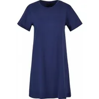 Build Your Brand Damen BY214-Ladies Tee Dress Kleid, lightnavy,