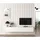 moebel17 Damla TV-Lowboard 180x29,5x29,5 cm Weiß Melamin