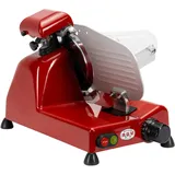 RGV Aufschnittmaschine Special Edition 20 Rot, Made in Italy, Klinge Ø 200 mm, Aluminium, Rot [Exklusiv Amazon]