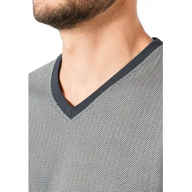 Bugatti Pyjama Genua in blau-dunkel-Allover | Gr.: 48