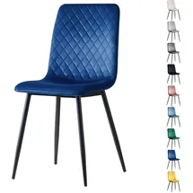 mcc direct - Metallbeinen, Designstuhl, Blau