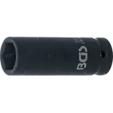 BGS 7219 | Kraft-Steckschlüssel-Einsatz Sechskant, tief Antrieb Innenvierkant 12,5 mm (1/2") SW 19 mm | CR-MO Stahl
