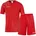 Trikot Shorts Kinder 152 rot/weiß 164