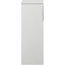 Burgbad Eqio Halbhoher Schrank 1-türig, Türanschlag links, 960x350x320mm, UH3525LF6582G0146, Farbe: Weiß Matt / Weiß Matt, Griff G0146