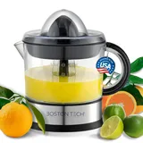 Zitruspresse elektrisch 40W Boston Tech MasterJuicer – 2 Kegel & BPA-frei | 700 ml Edelstahl Orangenpresse | Bidirektionale Rotation | Hohe Saftausbeute & Leicht zu reinigen